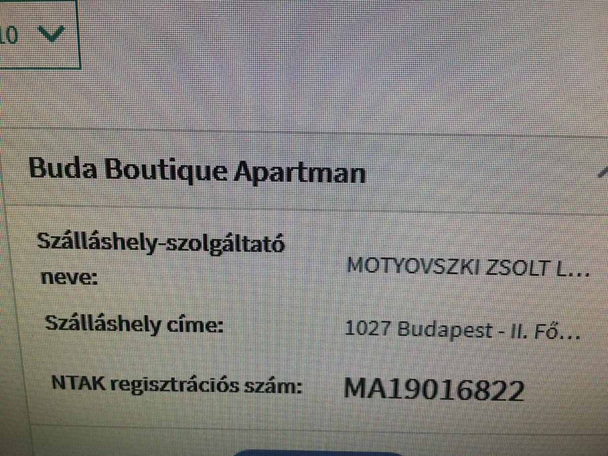 Buda Boutique Apartment 부다페스트 외부 사진